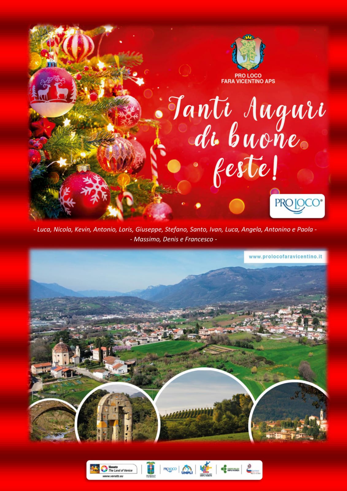 Buone Feste a tutti Pro Loco Fara Vicentino APS